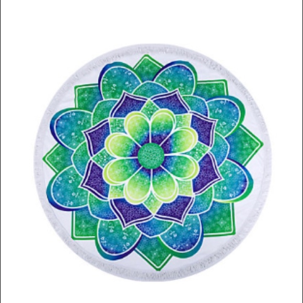 Beach towel round terry by Marc Adler.